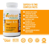 Apricot Power Pangamic Acid B-15 TMG supplement packaging