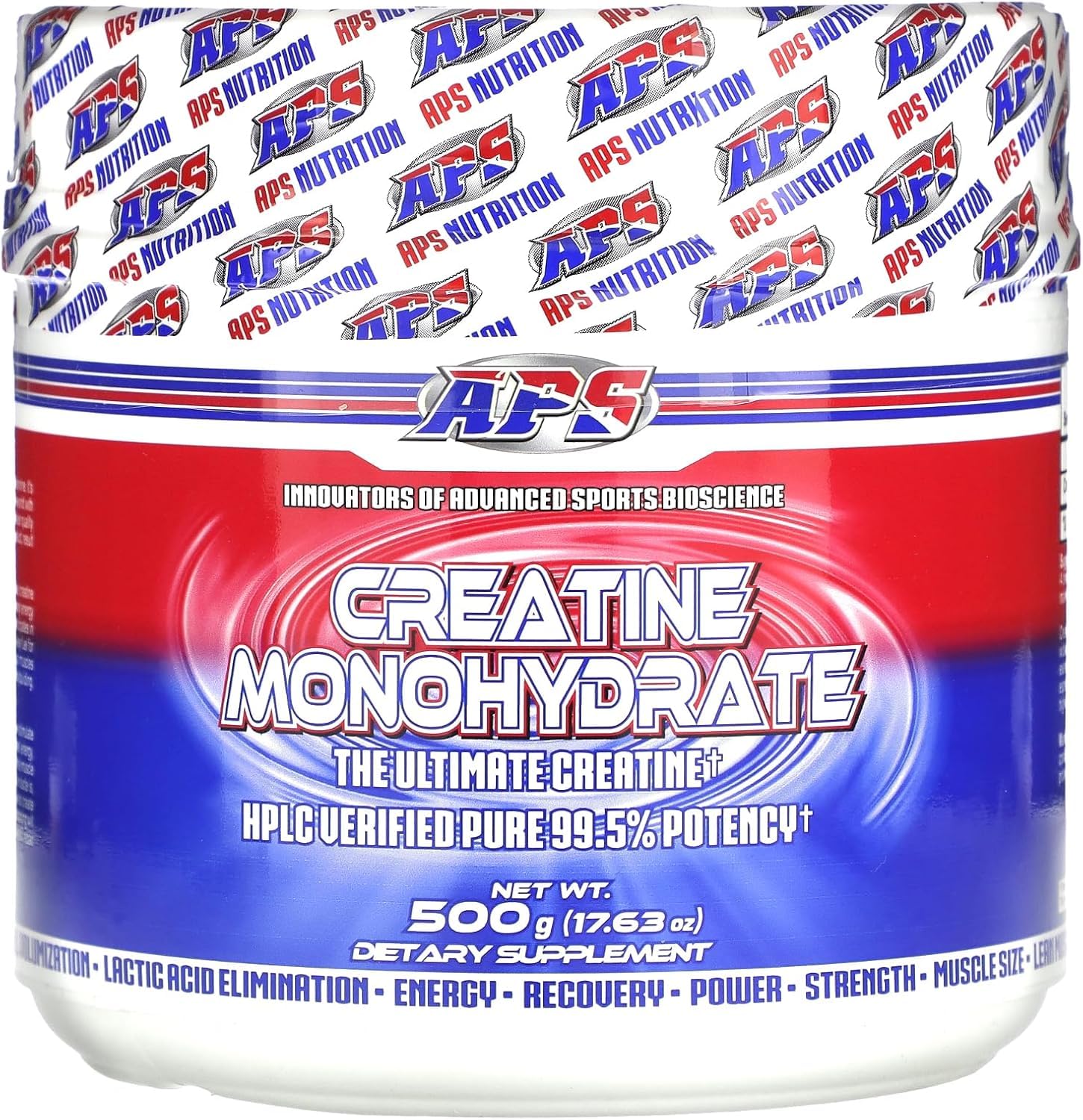 APS Nutrition Creatine Powder 608g front view