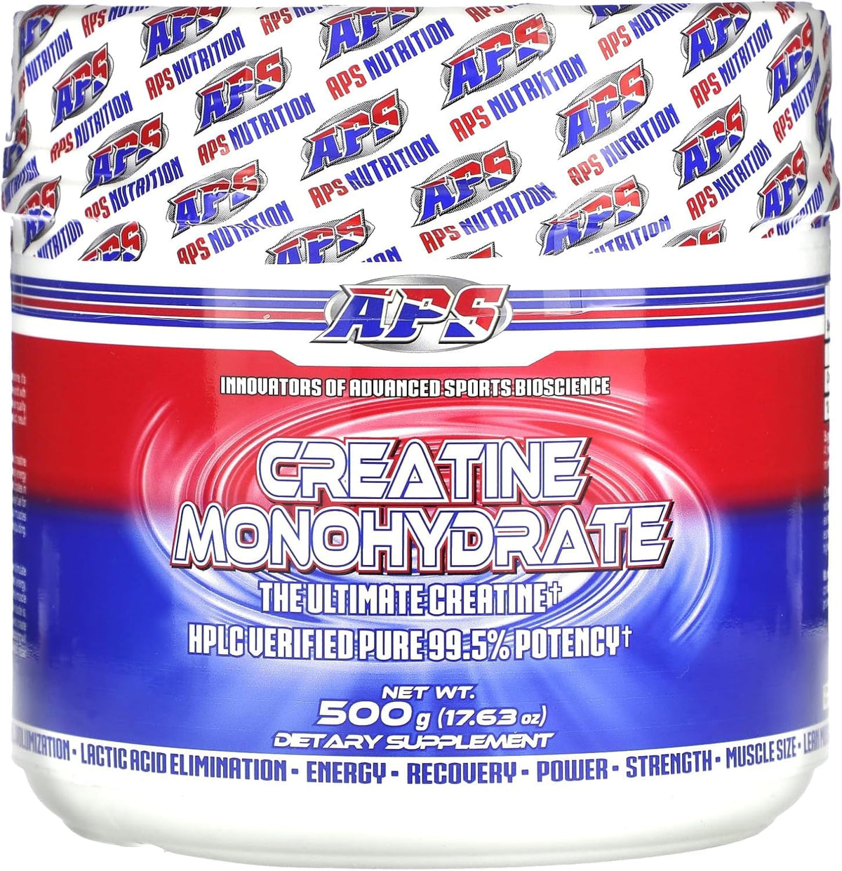 APS Nutrition Creatine Powder 608g front view