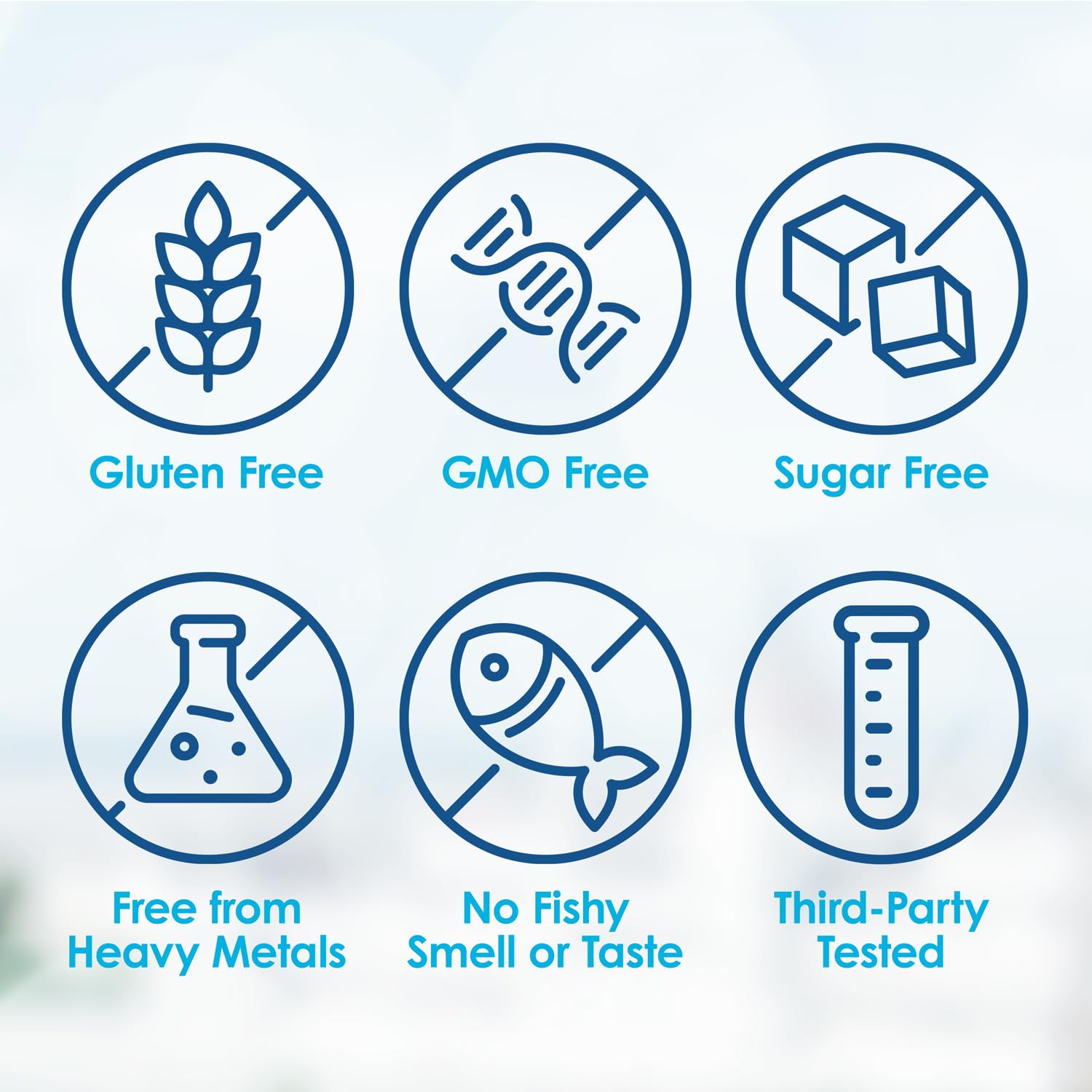 AQUA OMEGA Omega-3 Fish Oil Softgels with Vitamin D