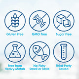 AQUA OMEGA Omega-3 Fish Oil Softgels with Vitamin D