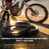 AR-PRO inner tube displayed with dirt bike