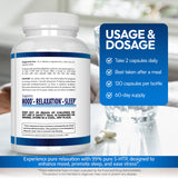 Arazo Nutrition 5-HTP Supplement 200mg capsules in hand