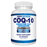 Arazo Nutrition CoQ10 200mg capsules front view
