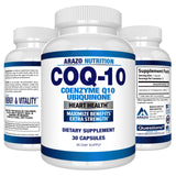 Arazo Nutrition CoQ10 capsules close-up