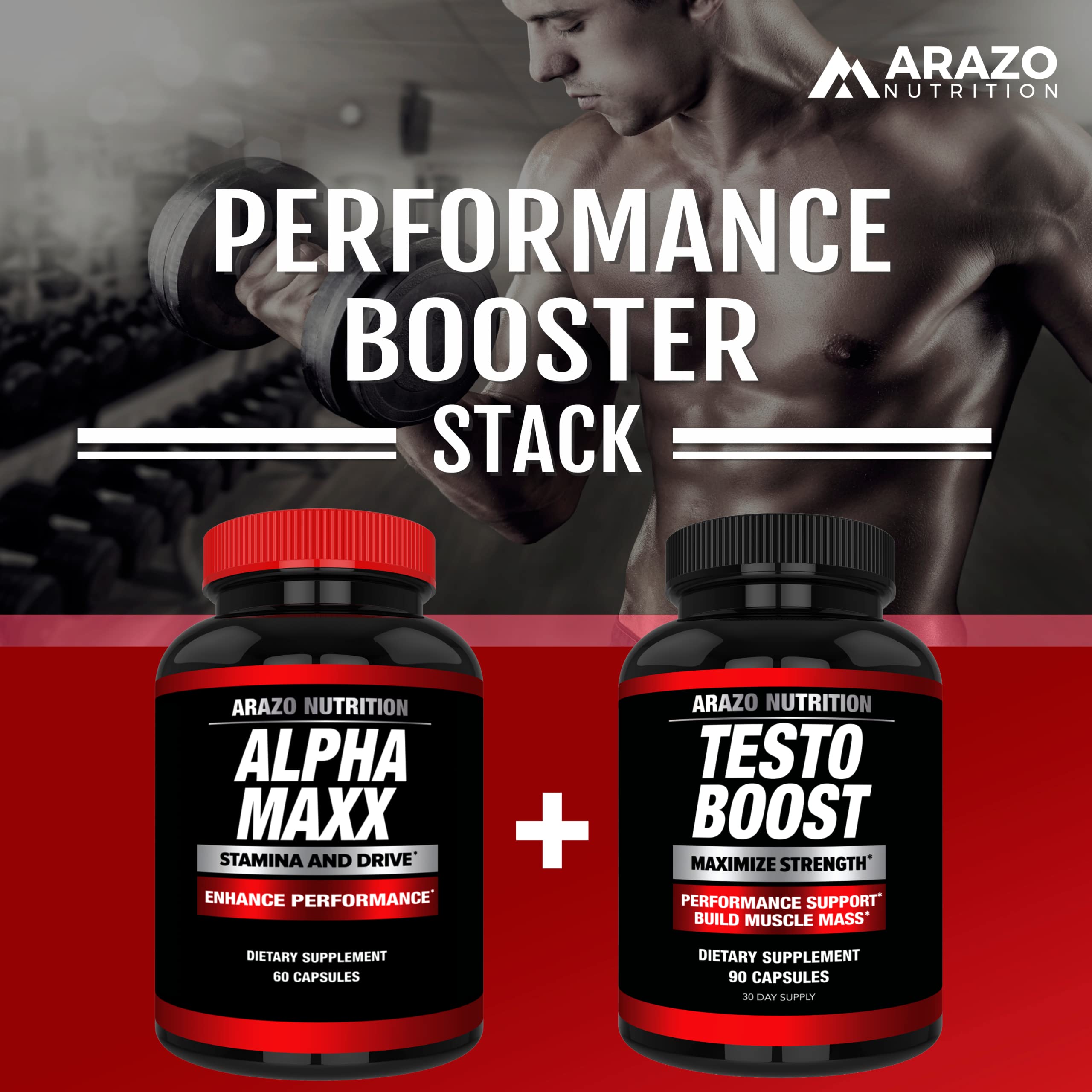 Arazo Nutrition Ginseng Supplement displayed with herbal ingredients