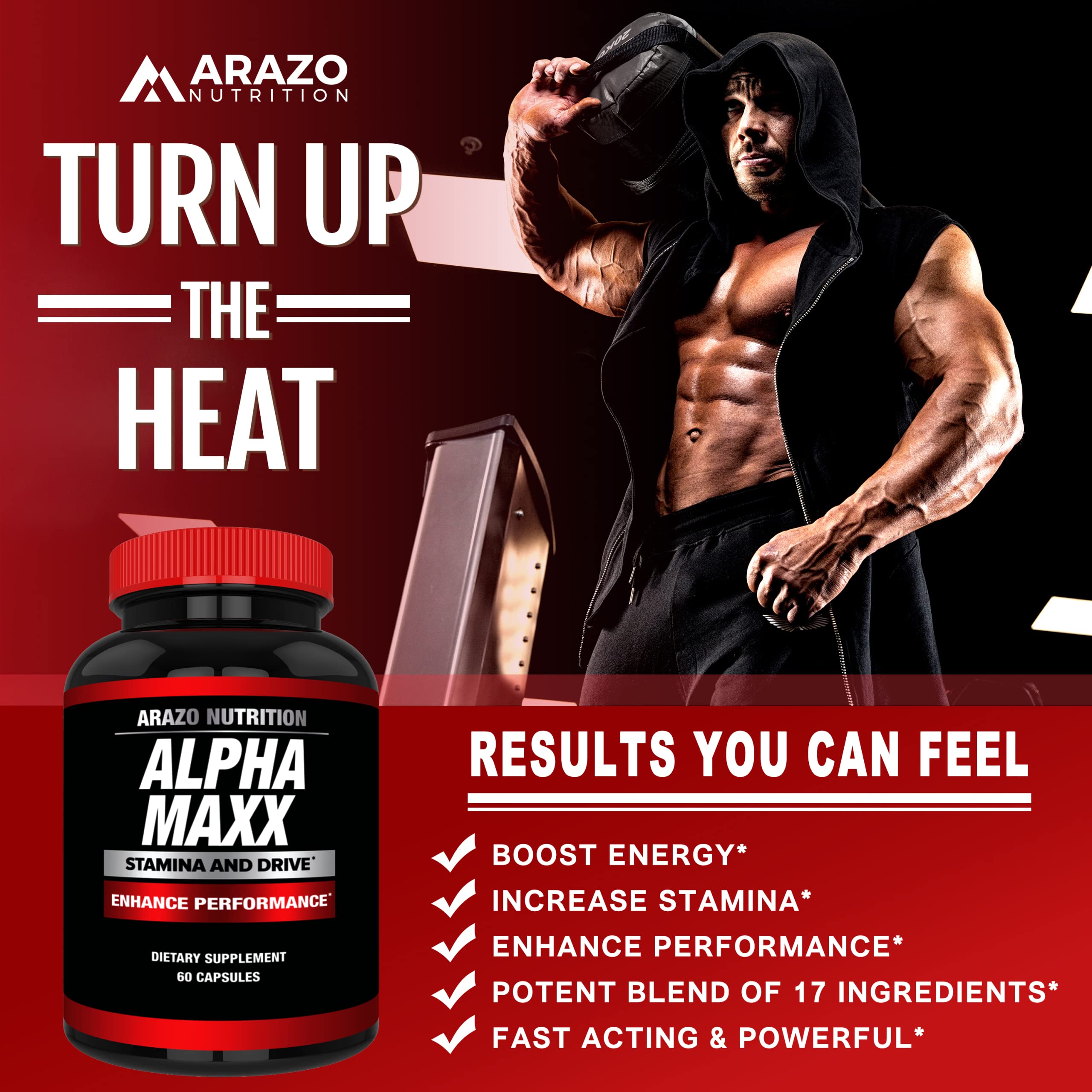 Arazo Nutrition Ginseng Supplement label close-up