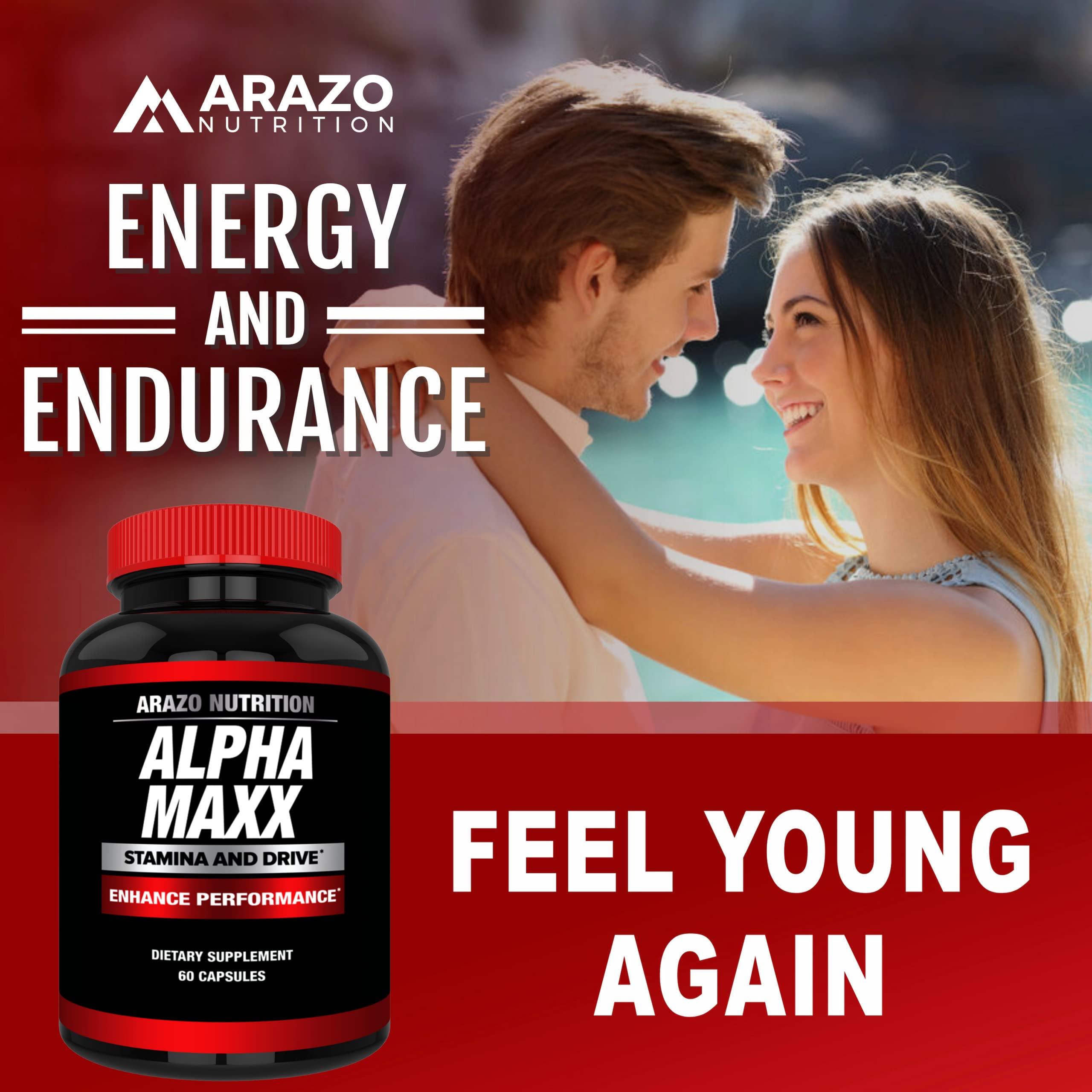 Arazo Nutrition Ginseng Supplement with measuring spoon