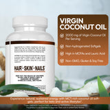 Arazo Nutrition MCT Oil Capsules with a measuring spoon