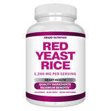 Arazo Nutrition Red Yeast Rice 1200mg capsule bottle front view
