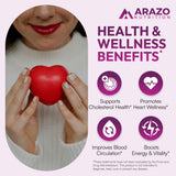 Arazo Nutrition Red Yeast Rice 1200mg capsules close-up