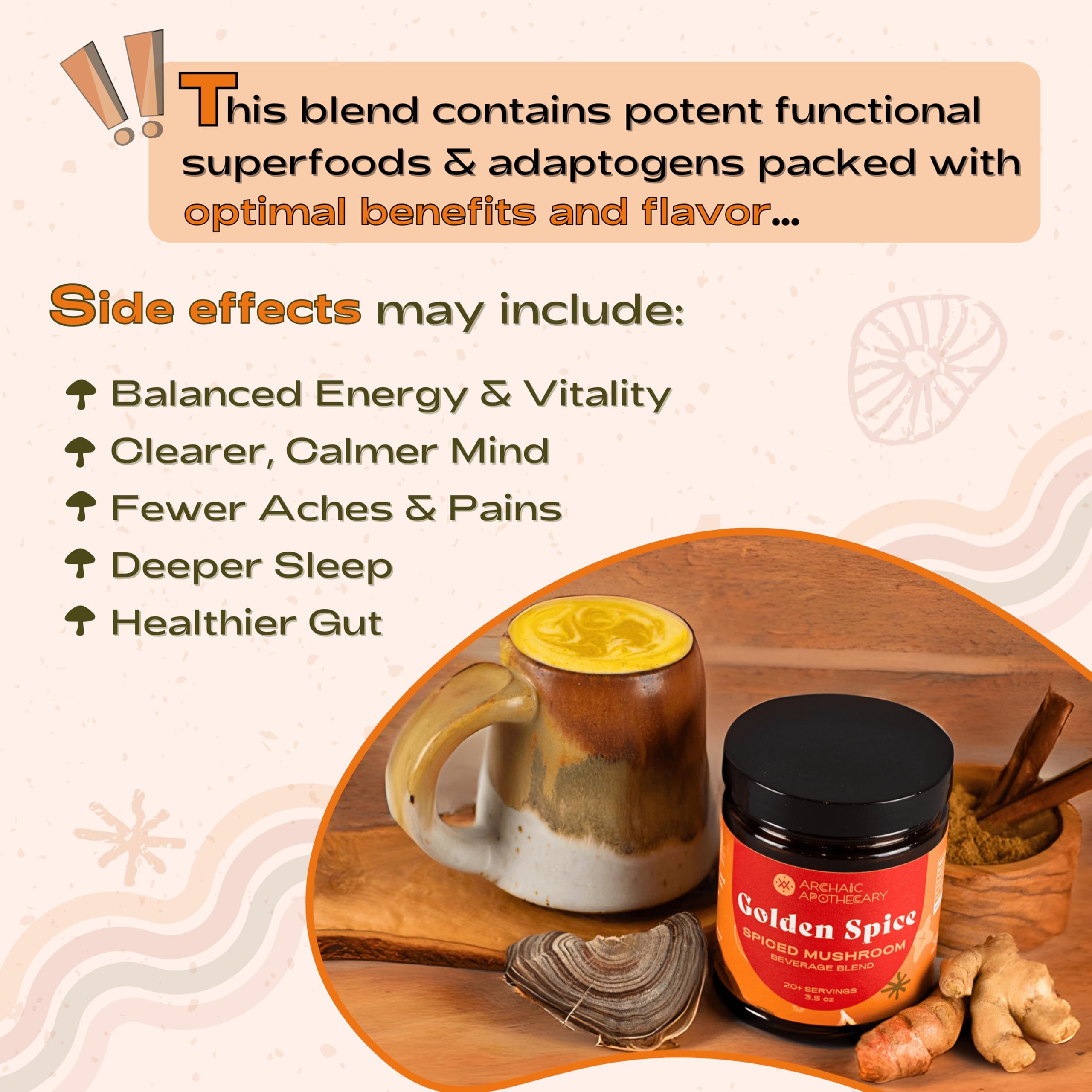 Archaic Apothecary Golden Spice herbal blend scoop