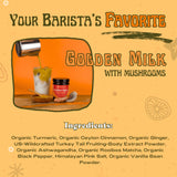 Archaic Apothecary Golden Spice mixed in a drink