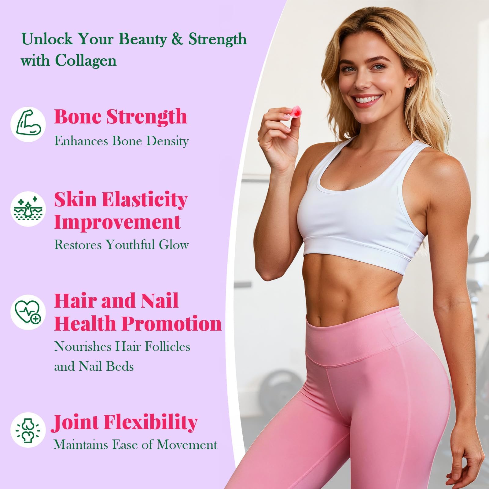 ARDORACON Creatine Gummies for Women packaging side view