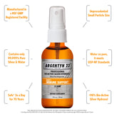 Argentyn 23 Colloidal Silver 30 Sprays bottle side view