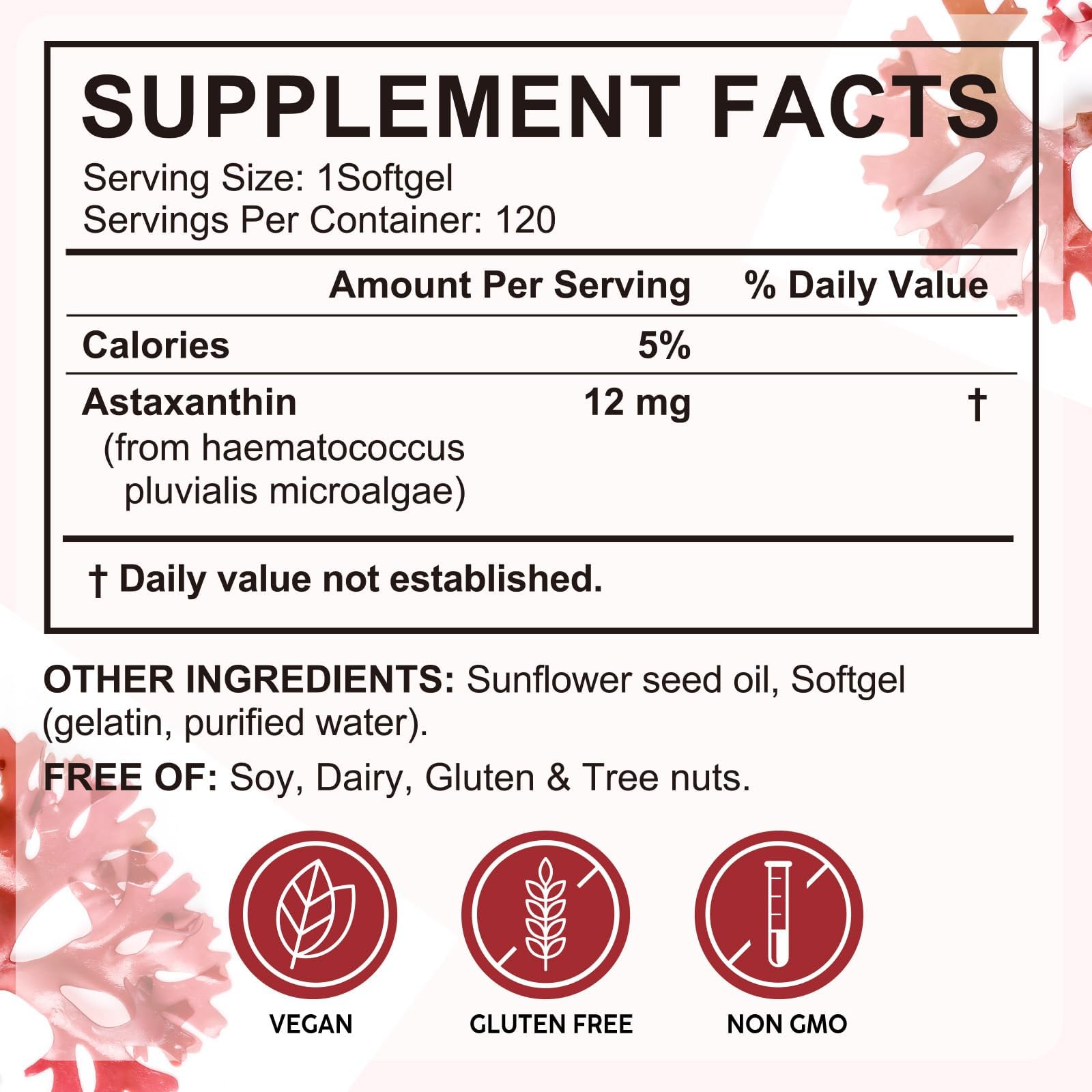 Arkture Astaxanthin softgel close-up