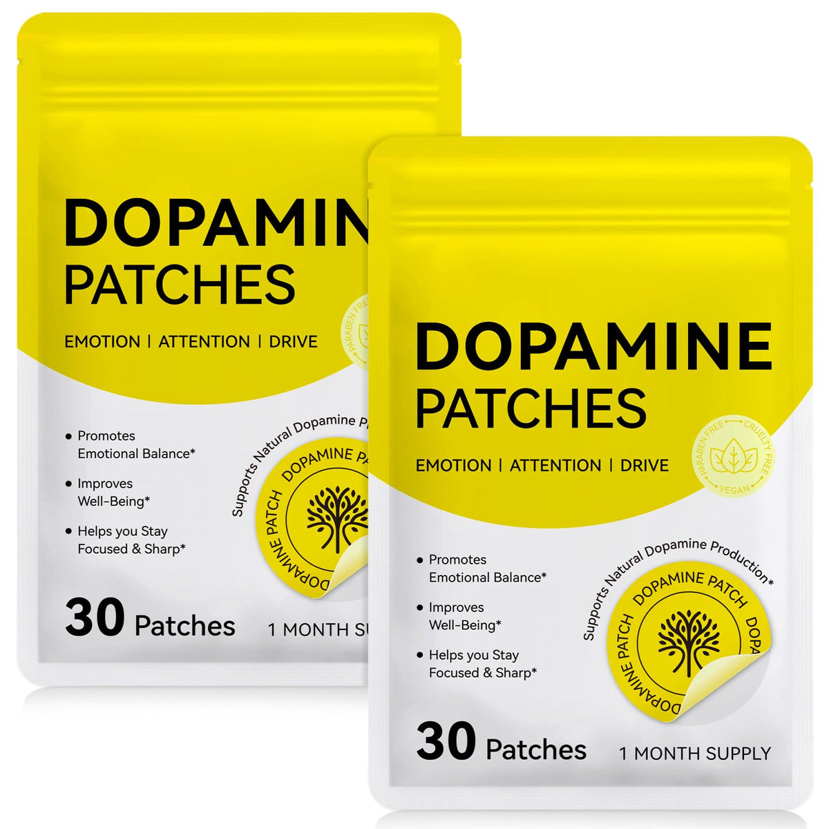 Arkture Dopamine Patches front view packaging