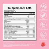 ARMINACO Multi-Type Collagen Gummies lifestyle scene with a woman enjoying them