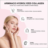 ARMINACO Multi-Type Collagen Gummies side view showing packaging