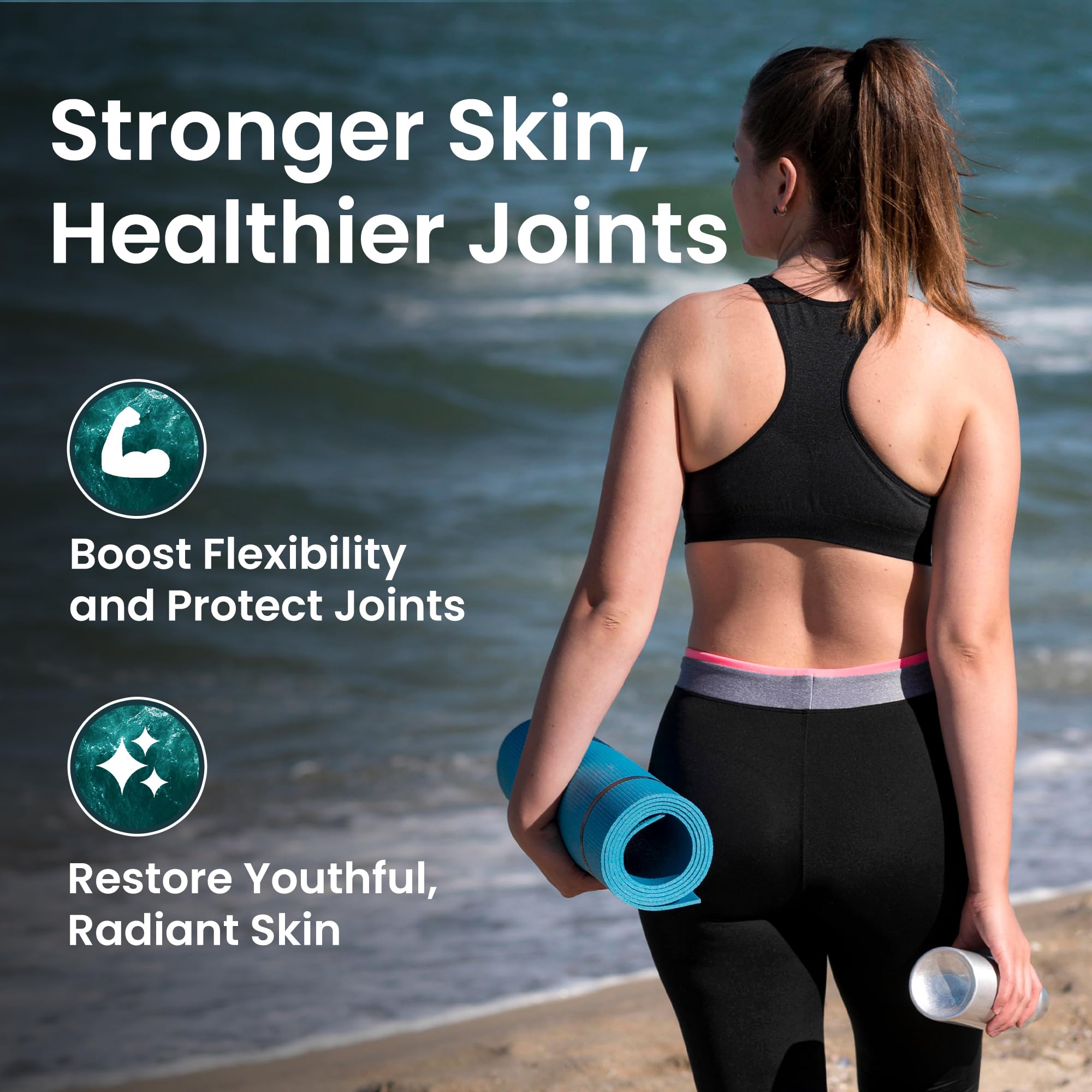 ARMORICA Marine Collagen Powder mixed in a smoothie