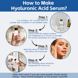 Arofum Hyaluronic Acid Powder 100g mixed in water