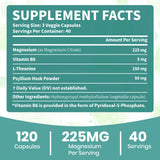 Arofum Magnesium Citrate Supplement 90 Capsules side view