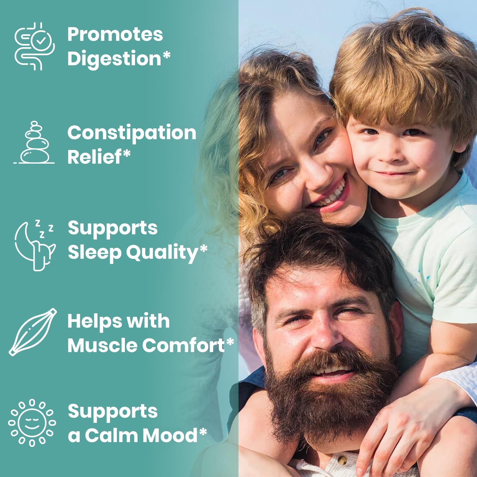 Arofum Magnesium Citrate Supplement capsules in a bottle