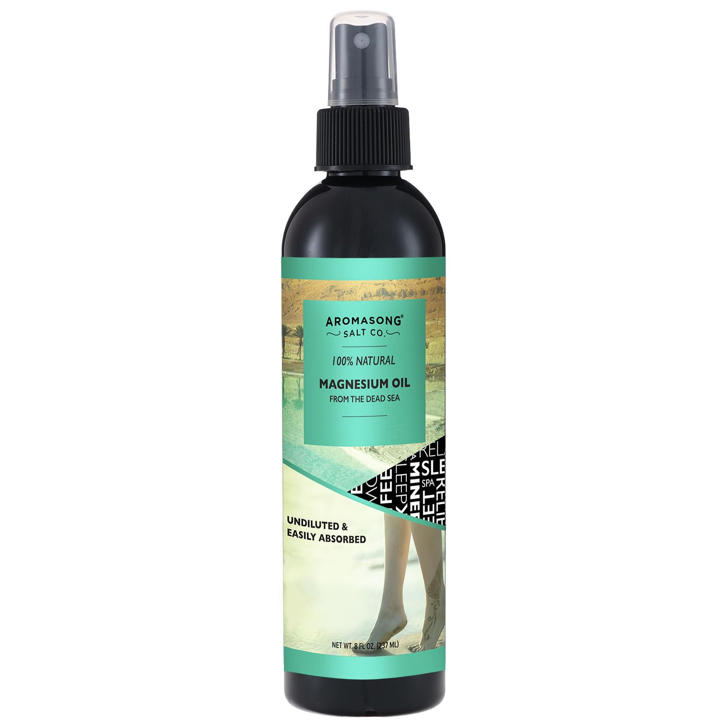 Aromasong Magnesium Spray for Feet 227g front view