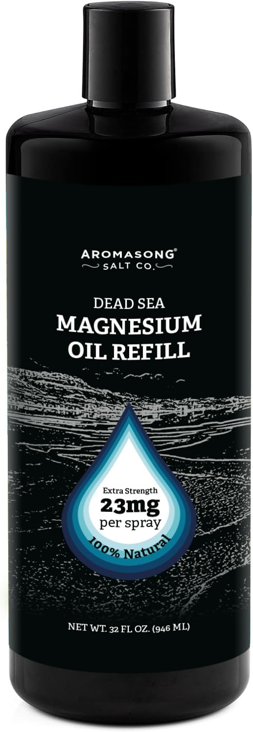 Aromasong Magnesium Spray for Feet front view with 23mg label