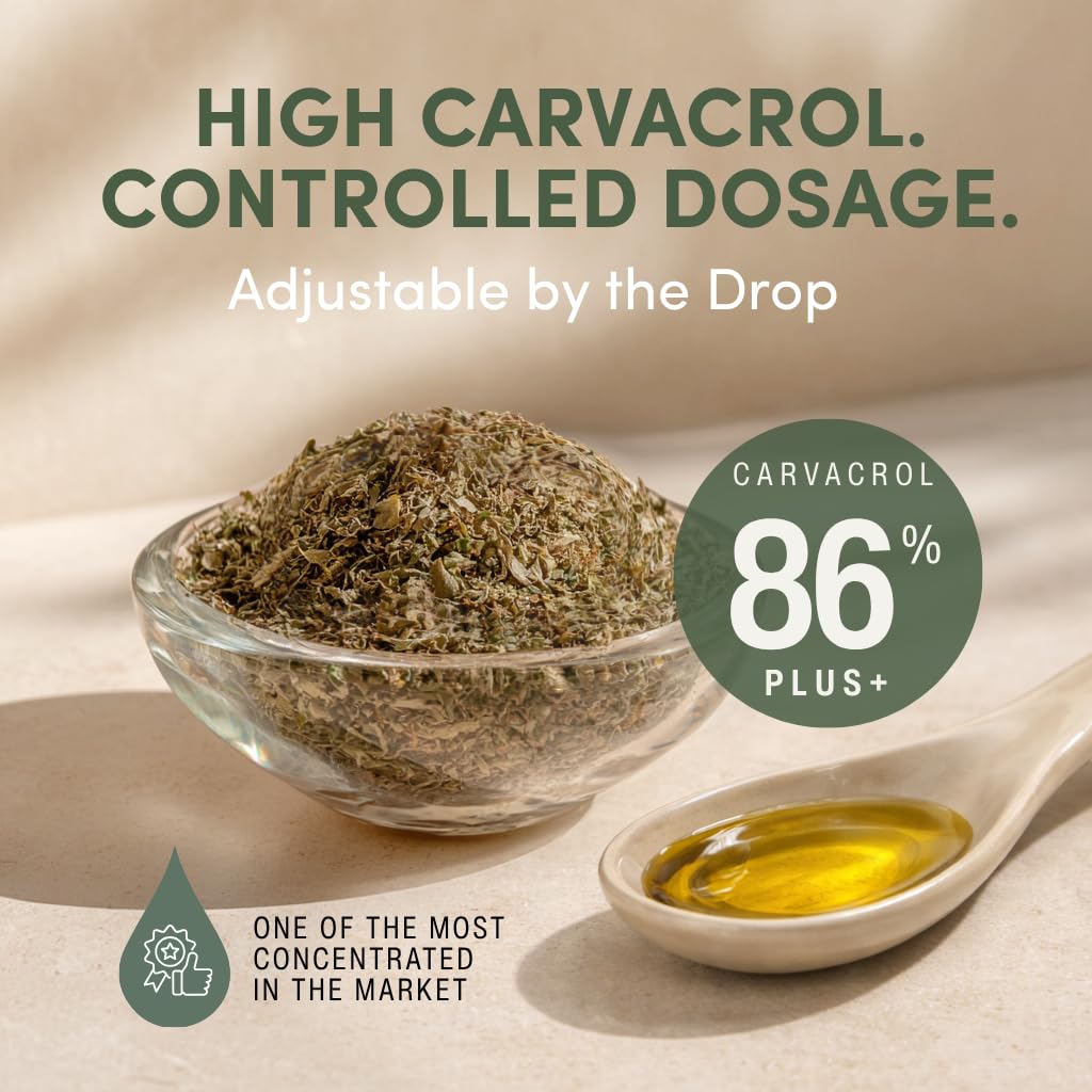 AROMAVITA Oregano Oil back label details