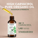 AROMAVITA Oregano Oil bottle with label