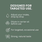 AROMAVITA Oregano Oil dropper close-up