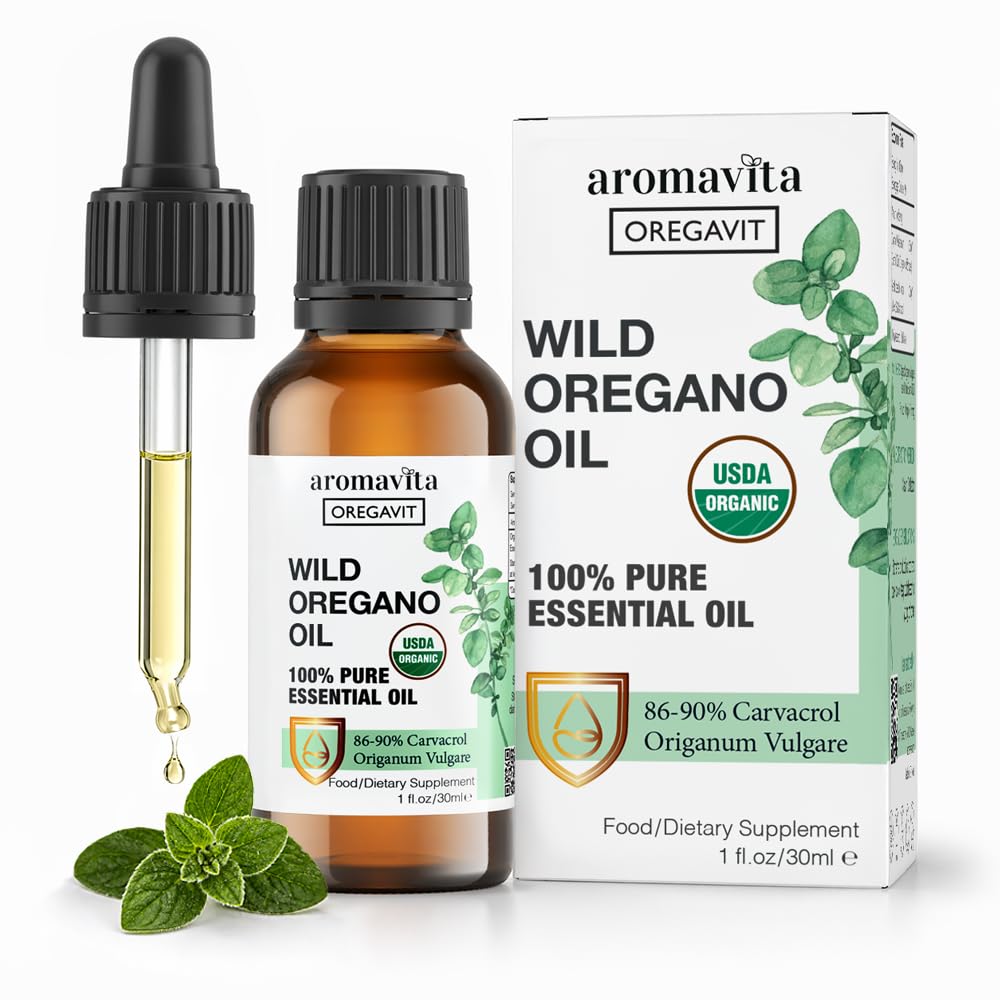 AROMAVITA Wild Oregano Essential Oil 1g front view