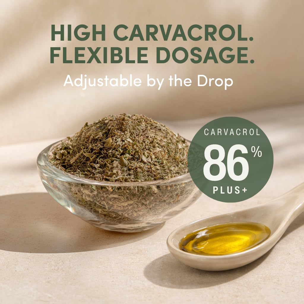 AROMAVITA Wild Oregano Essential Oil with carrier oils