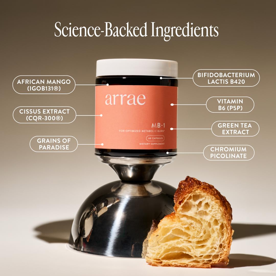 Arrae Appetite Support Capsules 220g side view