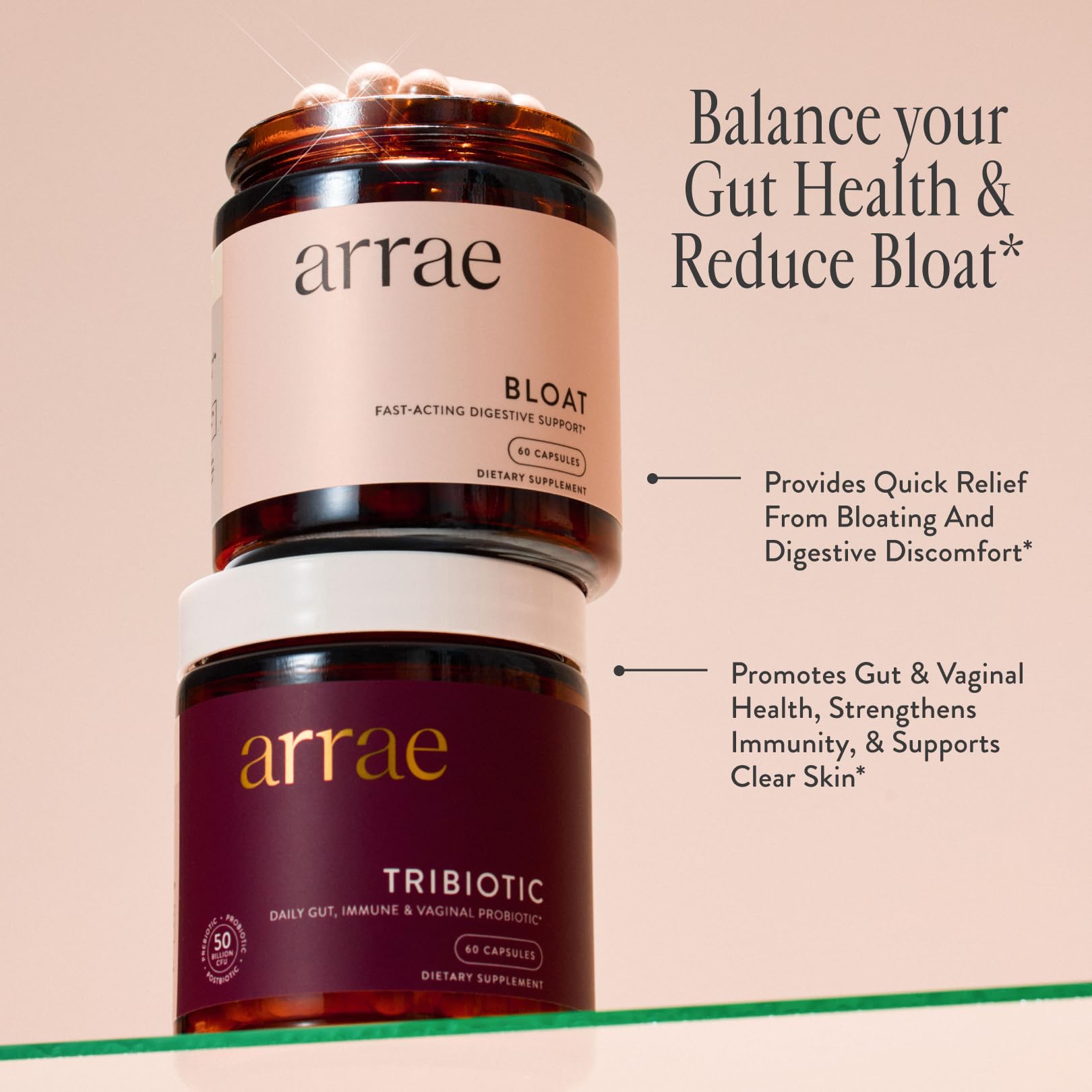 Arrae daily Enzymes Supplement with measuring spoon