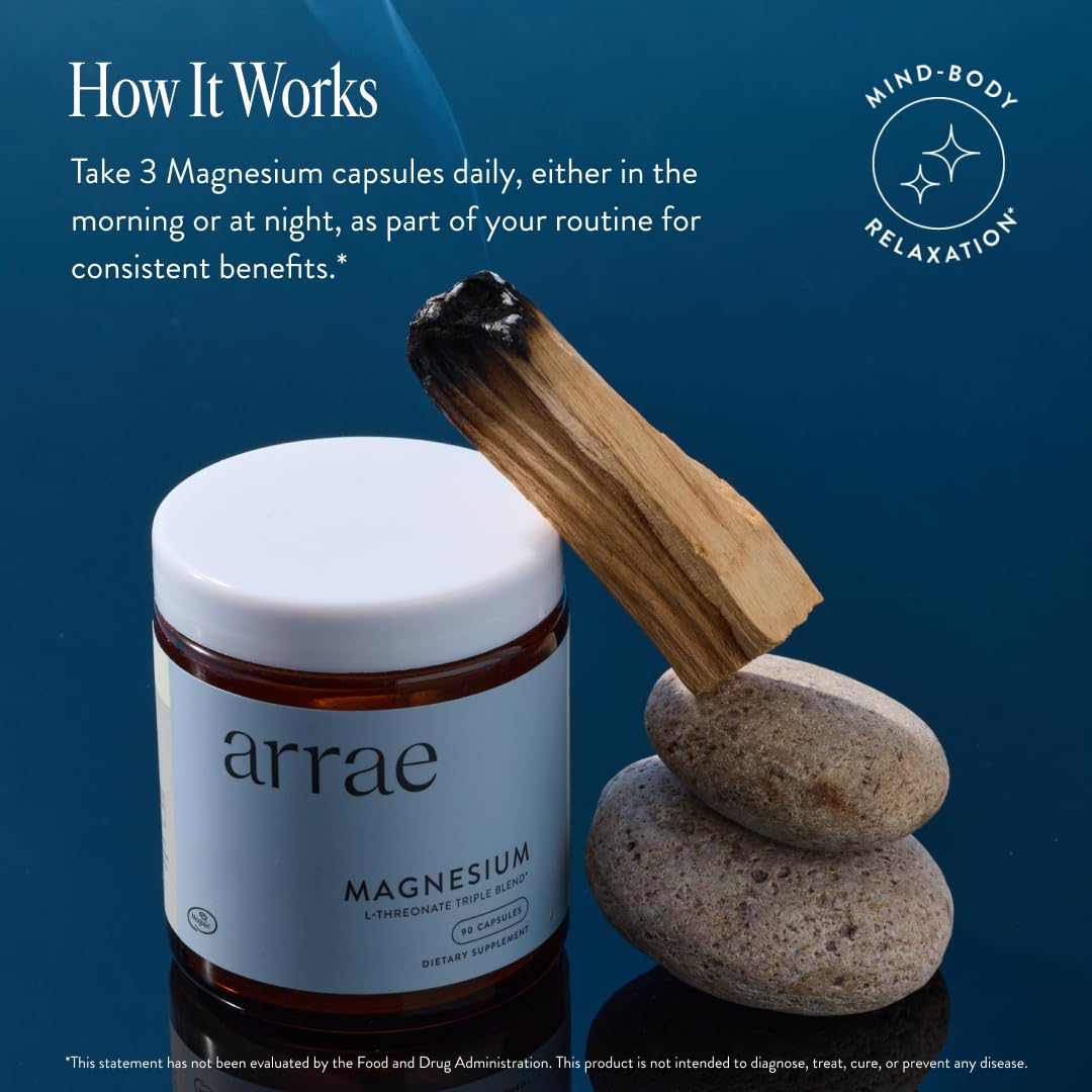 Arrae Magnesium Supplement 272g side view