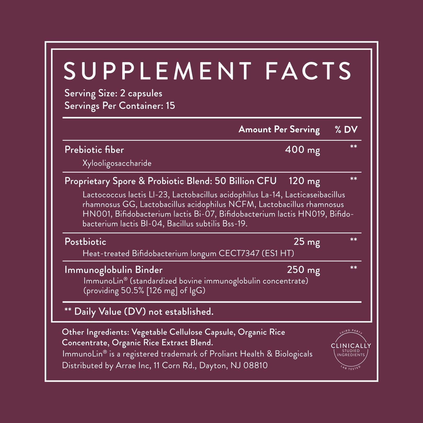 Arrae Tribiotic Prebiotic Supplement 127g lifestyle setting