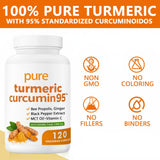 ARSYCHLL Turmeric Curcumin Supplement 1000mg ingredients list