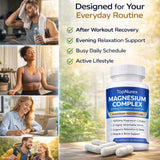 Art anime Magnesium Complex 8-in-1 Capsules opened to show contents