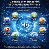 Art anime Magnesium Complex 8-in-1 Capsules with dosage information