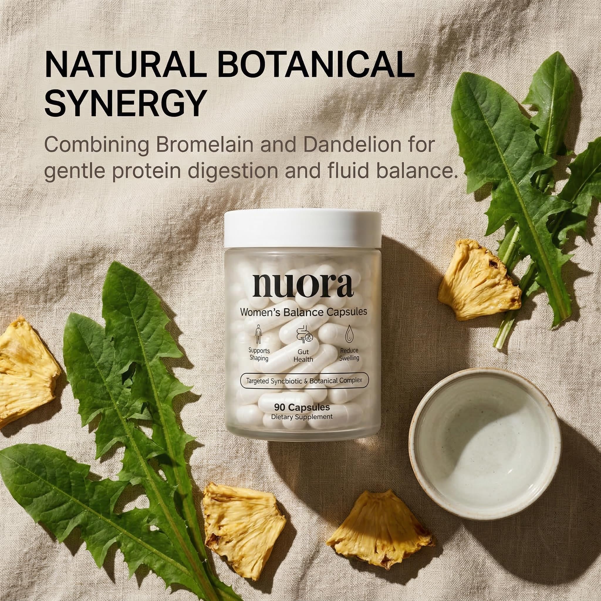 Art anime Nuora Biofilm Probiotic 60 Capsules close-up of capsules