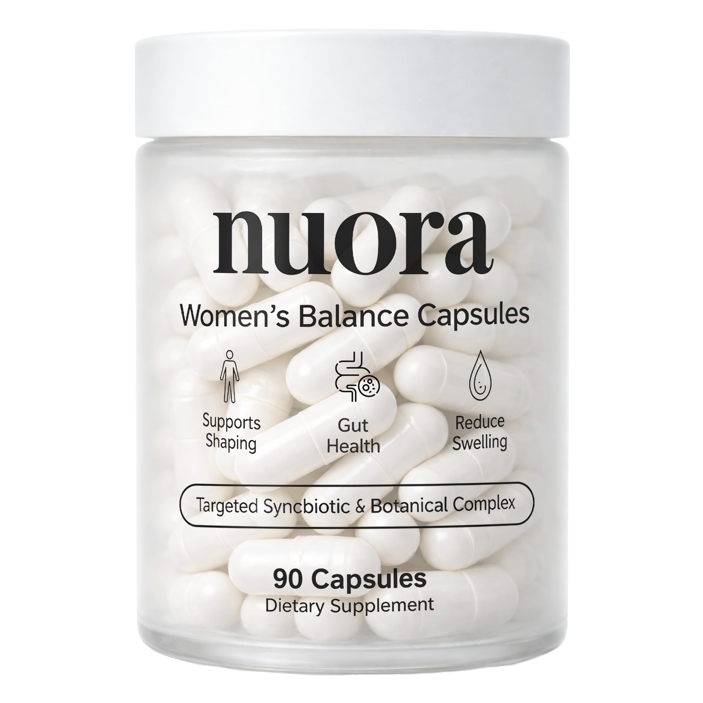 Art anime Nuora Biofilm Probiotic 60 Capsules front view
