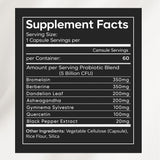 Art anime Nuora Biofilm Probiotic 60 Capsules with ingredients list
