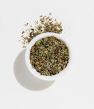 Art of Tea Mint Green Tea Blend brewed cup