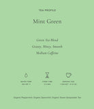 Art of Tea Mint Green Tea Blend ingredients close-up