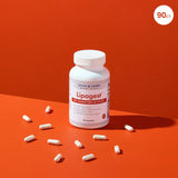 Arthur Andrew Medical Lipagest capsule bottle side view
