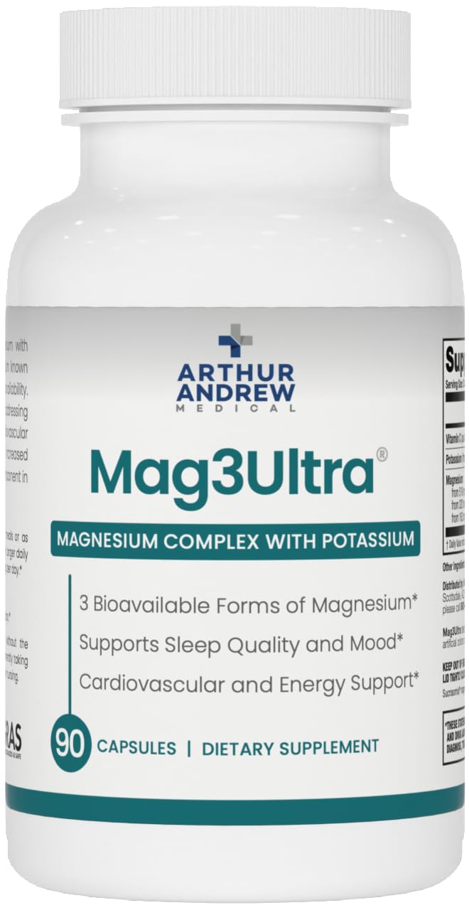 Arthur Andrew Medical Mag3Ultra Magnesium Supplement front view