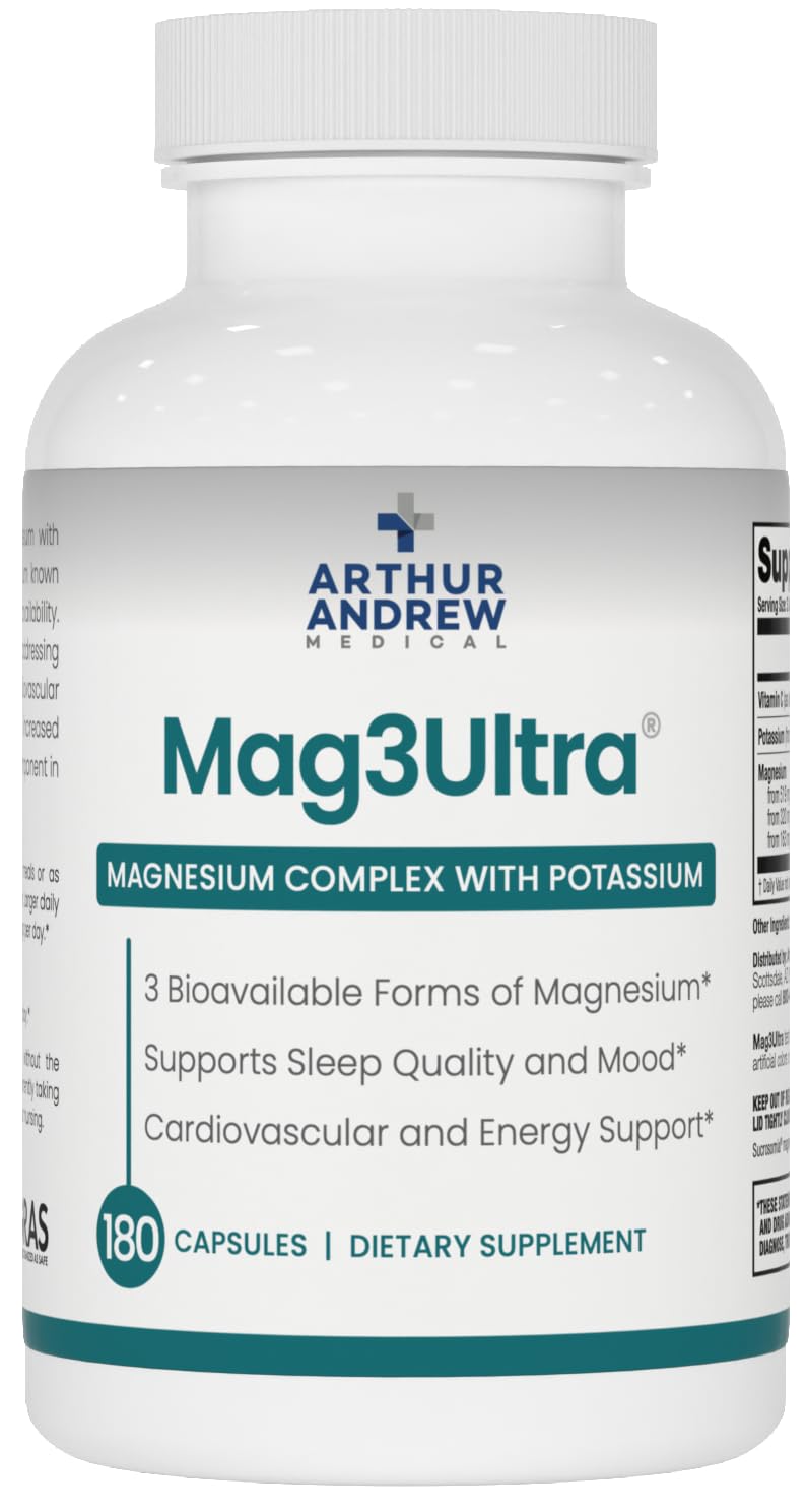Arthur Andrew Medical Mag3Ultra Magnesium Supplement front view