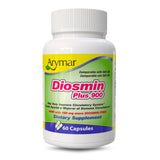 Arymar Diosmin Plus 900 supplement bottle front view with 60 capsules